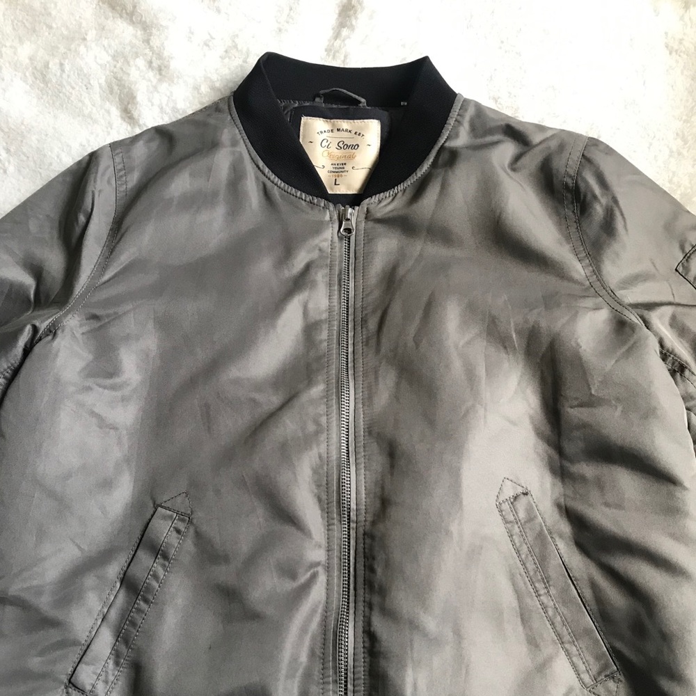 Khaki Bomber Jacket